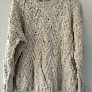 Free People Isla Cable Tunic Small